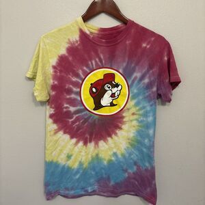 Buc-ee’s Peace Love Bucees Tye Dye T-Shirt Adult Size S